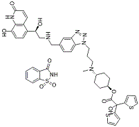 Navafenterol (AZD-8871) saccharinate 1648550-37-1